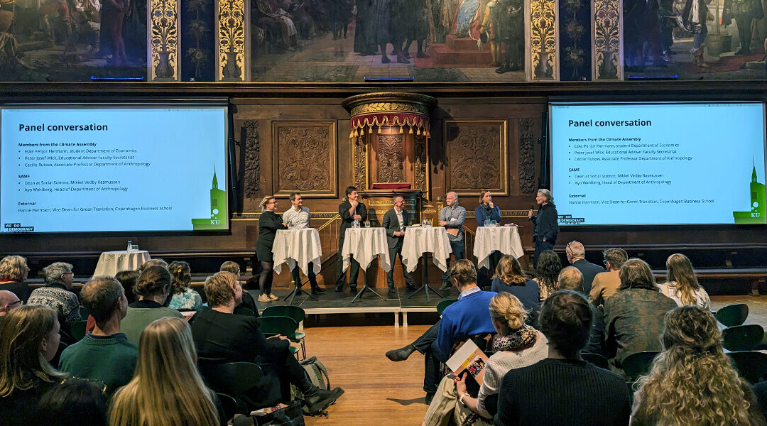 Climate Assembly at the Faculty of Social Sciences, University of Copenhagen